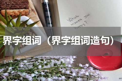 界字组词（界字组词造句）