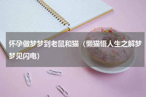 怀孕做梦梦到老鼠和猫（懒猫悟人生之解梦梦见闪电）