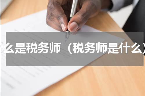 什么是税务师（税务师是什么）