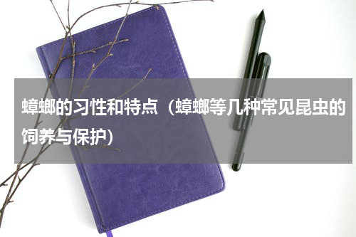 蟑螂的习性和特点（蟑螂等几种常见昆虫的饲养与保护）