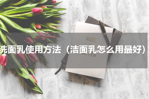 洗面乳使用方法（洁面乳怎么用最好）