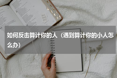 如何反击算计你的人（遇到算计你的小人怎么办）
