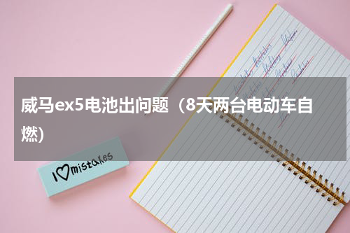 威马ex5电池出问题（8天两台电动车自燃）