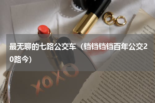 最无聊的七路公交车（铛铛铛铛百年公交20路今）