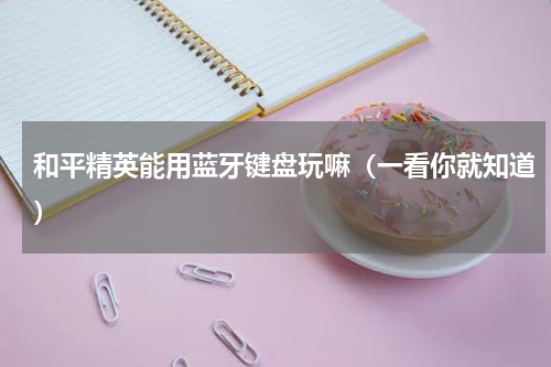 和平精英能用蓝牙键盘玩嘛（一看你就知道）