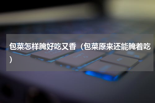 包菜怎样腌好吃又香（包菜原来还能腌着吃）