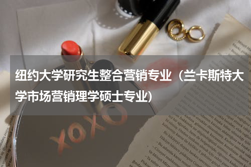 纽约大学研究生整合营销专业（兰卡斯特大学市场营销理学硕士专业）