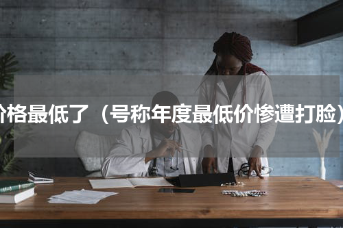 价格最低了（号称年度最低价惨遭打脸）