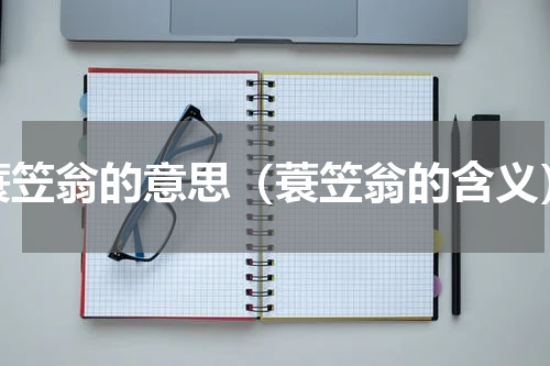 蓑笠翁的意思（蓑笠翁的含义）