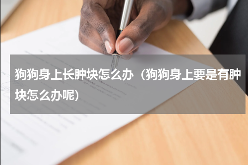 狗狗身上长肿块怎么办（狗狗身上要是有肿块怎么办呢）