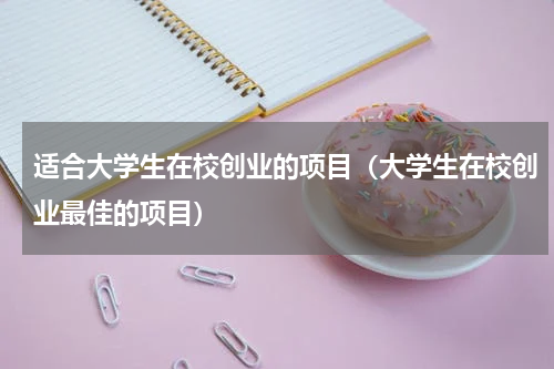 适合大学生在校创业的项目（大学生在校创业最佳的项目）