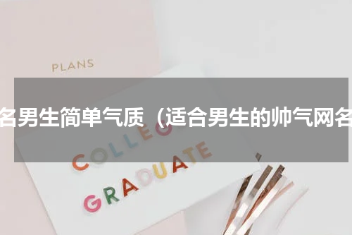 网名男生简单气质（适合男生的帅气网名）