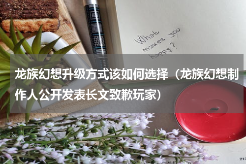 龙族幻想升级方式该如何选择（龙族幻想制作人公开发表长文致歉玩家）
