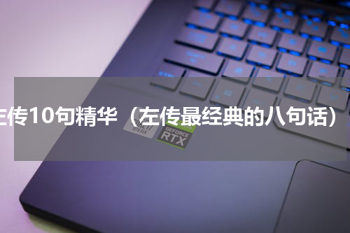 左传10句精华（左传最经典的八句话）