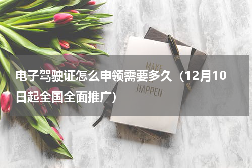 电子驾驶证怎么申领需要多久（12月10日起全国全面推广）