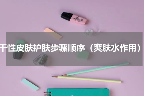 干性皮肤护肤步骤顺序（爽肤水作用）