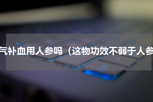 补气补血用人参吗（这物功效不弱于人参）