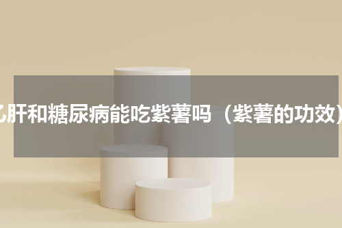 乙肝和糖尿病能吃紫薯吗（紫薯的功效）