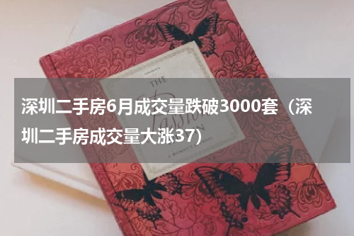 深圳二手房6月成交量跌破3000套（深圳二手房成交量大涨37）