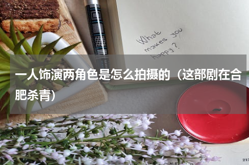 一人饰演两角色是怎么拍摄的（这部剧在合肥杀青）