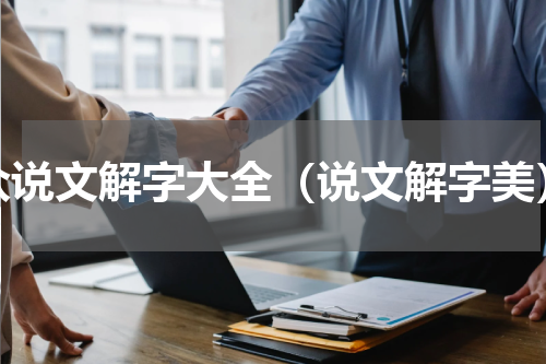 众说文解字大全（说文解字美）