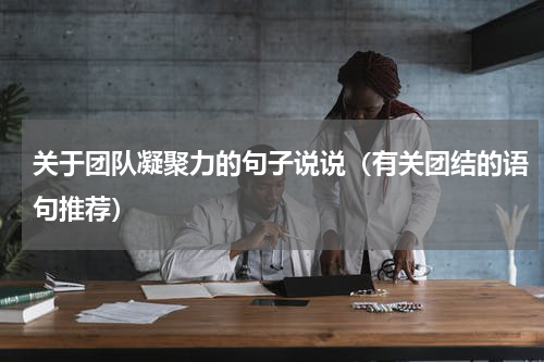 关于团队凝聚力的句子说说（有关团结的语句推荐）