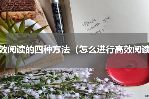 高效阅读的四种方法（怎么进行高效阅读）