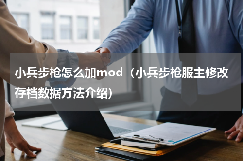 小兵步枪怎么加mod（小兵步枪服主修改存档数据方法介绍）