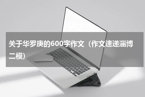 关于华罗庚的600字作文（作文速递淄博二模）