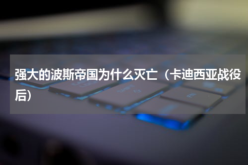 强大的波斯帝国为什么灭亡（卡迪西亚战役后）