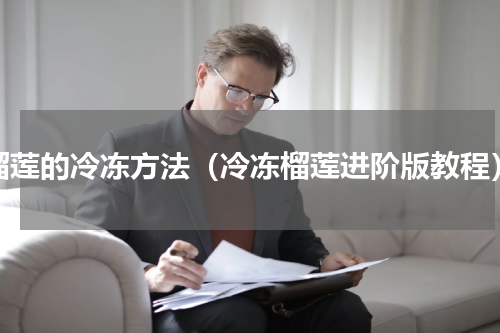 榴莲的冷冻方法（冷冻榴莲进阶版教程）