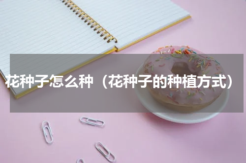 花种子怎么种（花种子的种植方式）