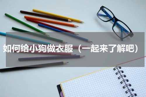 如何给小狗做衣服（一起来了解吧）