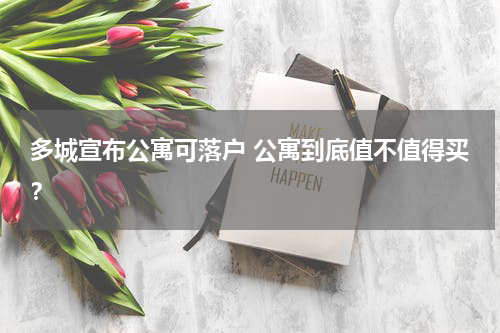 多城宣布公寓可落户 公寓到底值不值得买？
