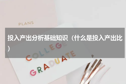 投入产出分析基础知识（什么是投入产出比）