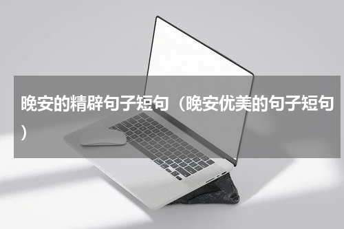 晚安的精辟句子短句（晚安优美的句子短句）