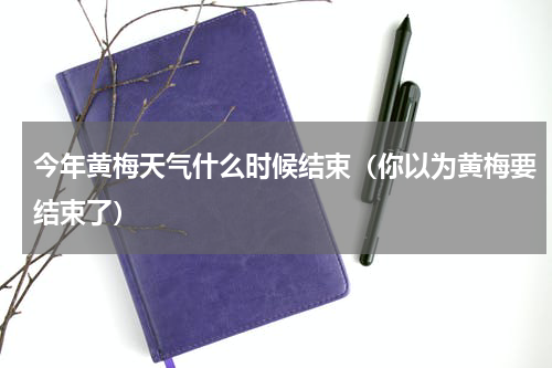 今年黄梅天气什么时候结束（你以为黄梅要结束了）