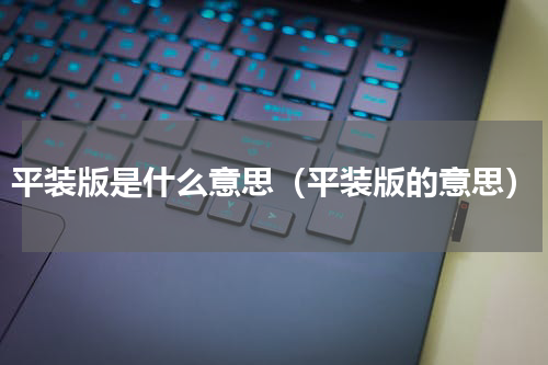 平装版是什么意思（平装版的意思）