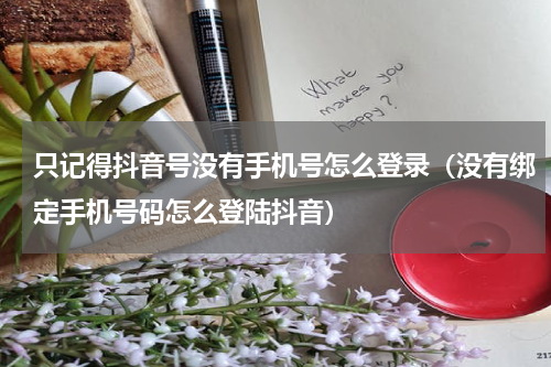 只记得抖音号没有手机号怎么登录（没有绑定手机号码怎么登陆抖音）