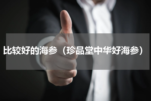 比较好的海参（珍品堂中华好海参）