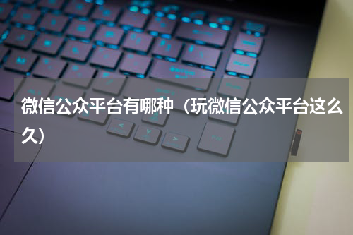 微信公众平台有哪种（玩微信公众平台这么久）