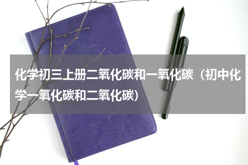 化学初三上册二氧化碳和一氧化碳（初中化学一氧化碳和二氧化碳）