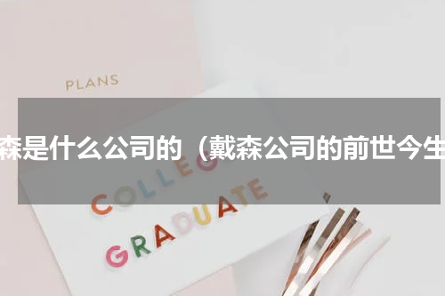 戴森是什么公司的（戴森公司的前世今生）