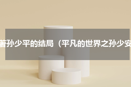 原著孙少平的结局（平凡的世界之孙少安）