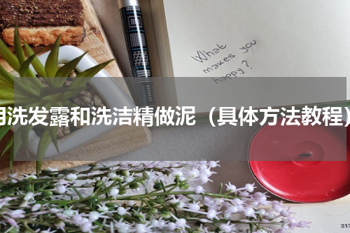 用洗发露和洗洁精做泥（具体方法教程）