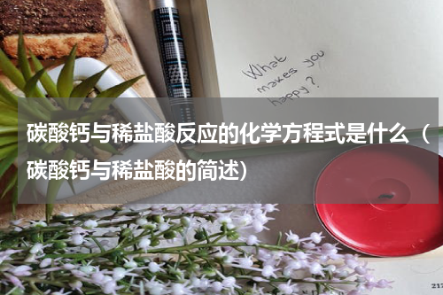 碳酸钙与稀盐酸反应的化学方程式是什么（碳酸钙与稀盐酸的简述）