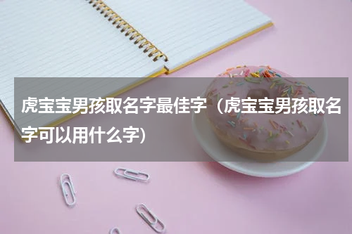 虎宝宝男孩取名字最佳字（虎宝宝男孩取名字可以用什么字）
