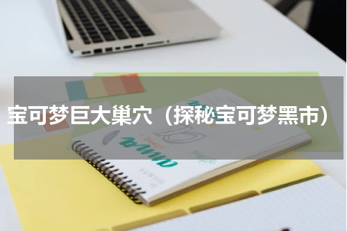 宝可梦巨大巢穴（探秘宝可梦黑市）