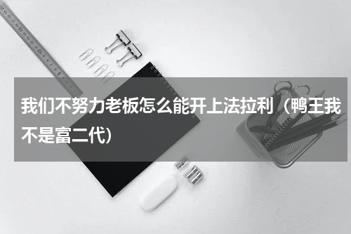 我们不努力老板怎么能开上法拉利（鸭王我不是富二代）