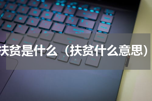 扶贫是什么（扶贫什么意思）